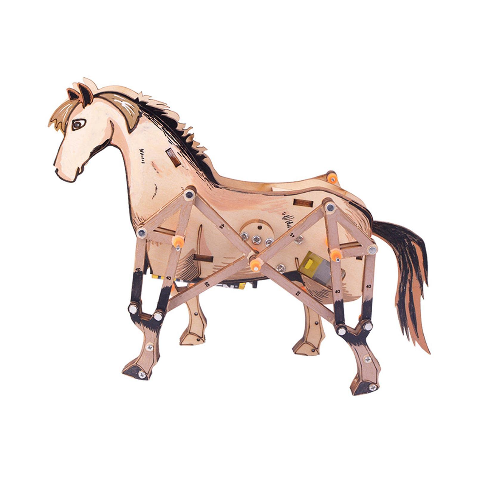 木製馬のモデル人形 Amazon | TISHITA 3D メカニカル 馬 ウッドクラフト 馬 モデル