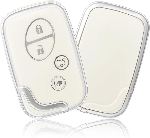 OFFCURVE Lexus - Funda para llavero ES350 GS300 GS430 GS450h GS460 IS250 IS350 LS460 LX570 RX350 - Protector de llave inteligente sin llave, color