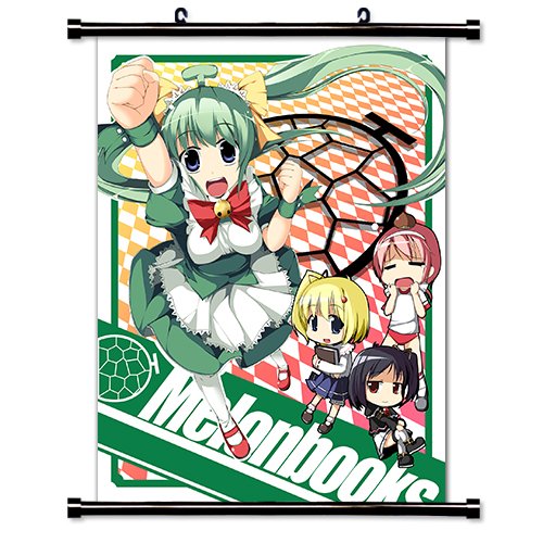 めろんページ めろんちゃんくじ、ラスト賞のA3オーロラアクスタが鎮座しておりました🩵✨