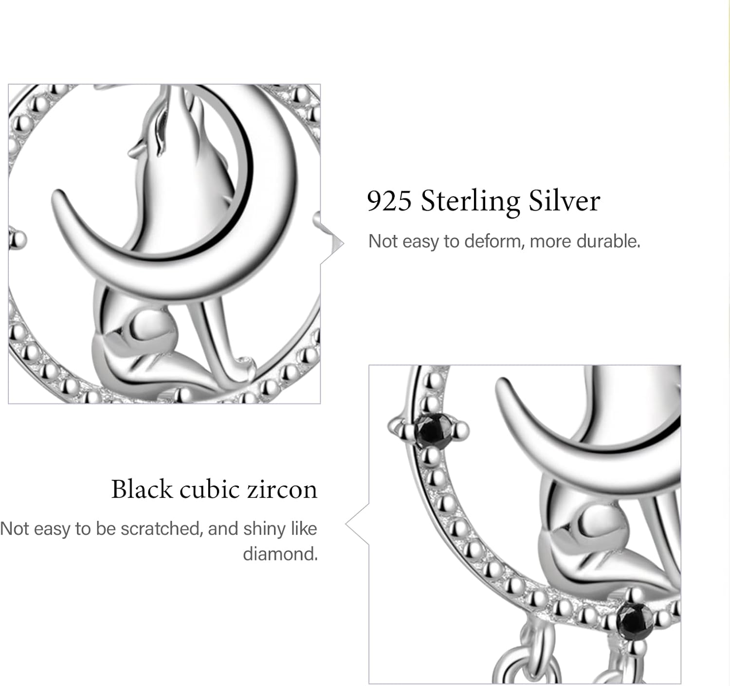 GNOCE Wolf Dream Catcher Pendant Charm 925 Sterling Silver Phoenix Dangle Charms for Charms Bracelet Gift For Women Fit Neckalce/Bracelet (Dream Catcher)