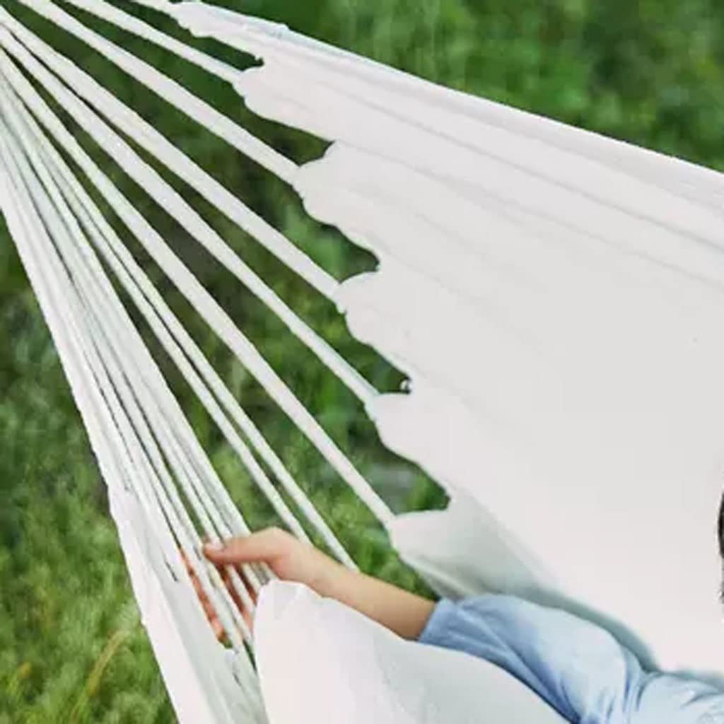 Hamaki Krzesło hamakowe Camping Huśtawka Hamak na zewnątrz i wewnątrz Wygodny i oddychający (Color : Nero, Size : 130 * 100cm)