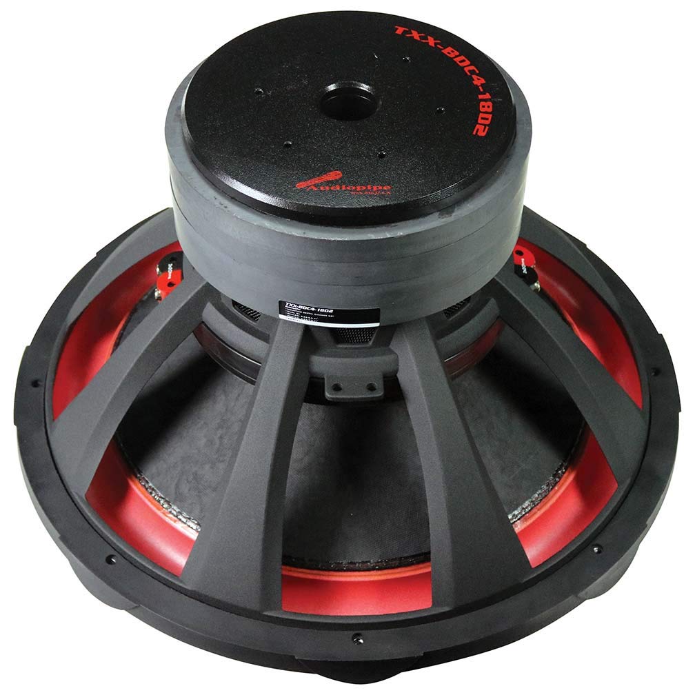 Amazon.co.jp: Audiopipe 18インチ ウーファー 3400ワット 最大2オーム