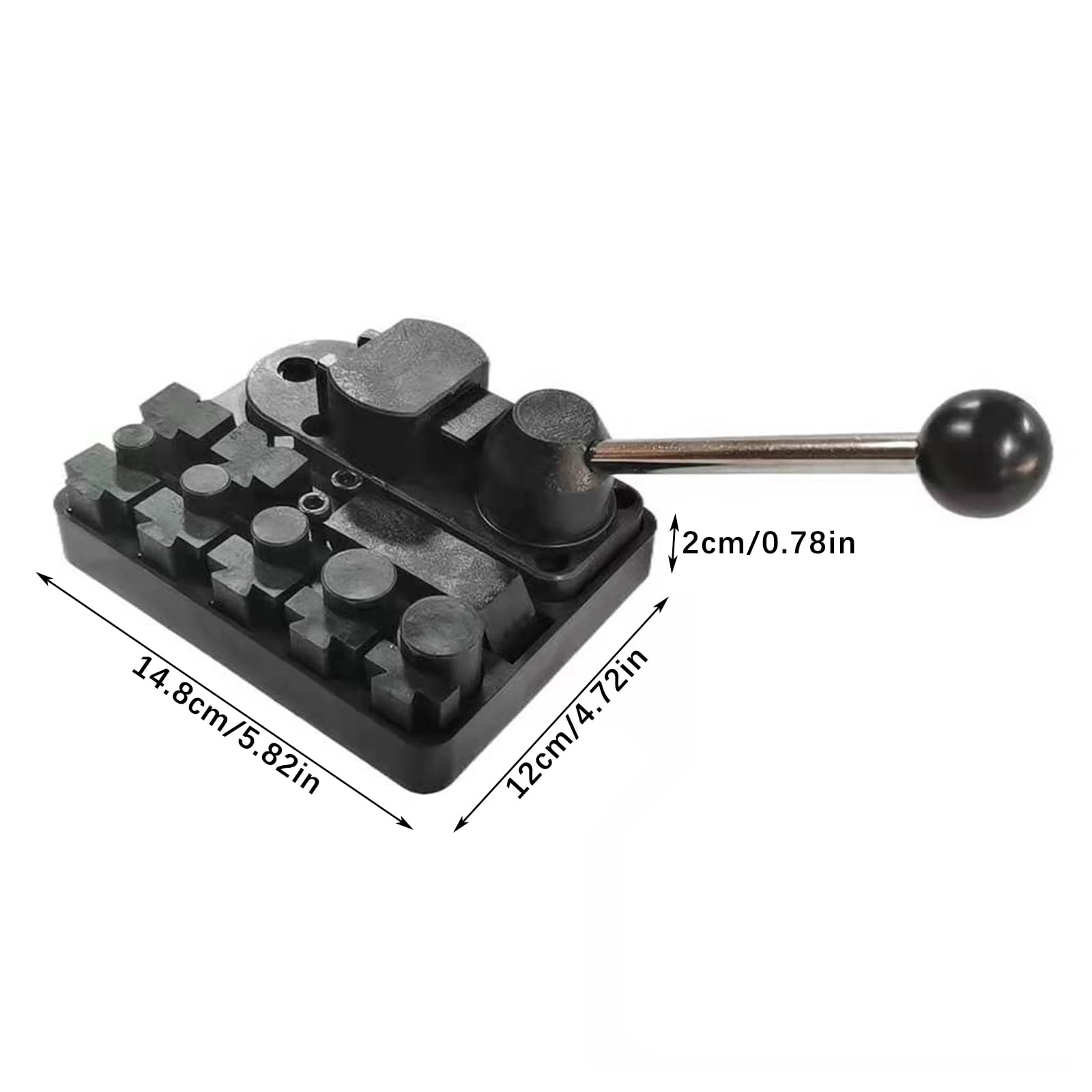 Set di strumenti per piegare anelli e orecchini, macchina pressatrice per la creazione di gioielli per 12/14/16/18/20/22mm, kit di strumenti per piegare anelli e orecchini per gioiellieri, riparazione