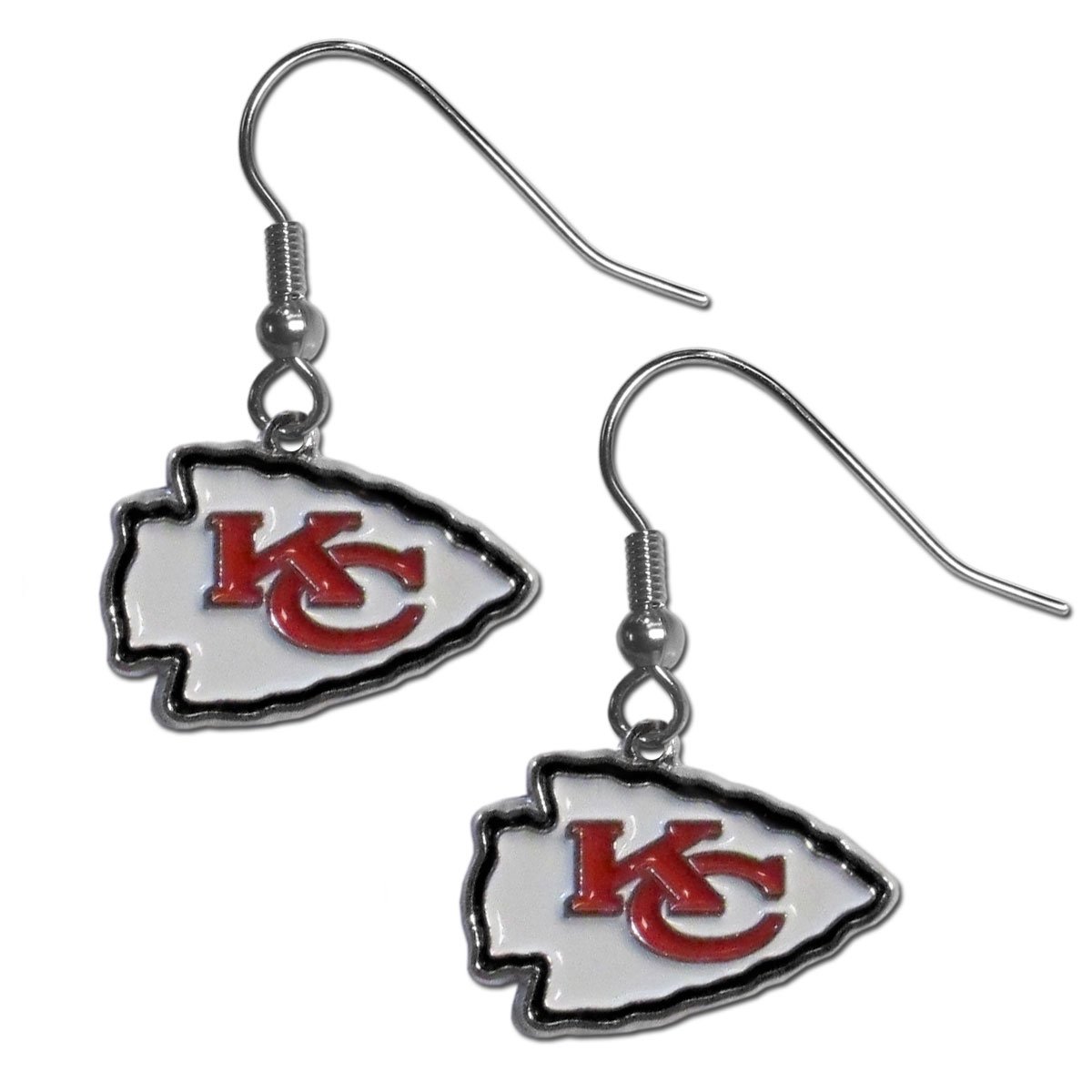 NFL Chrome Dangle Earrings