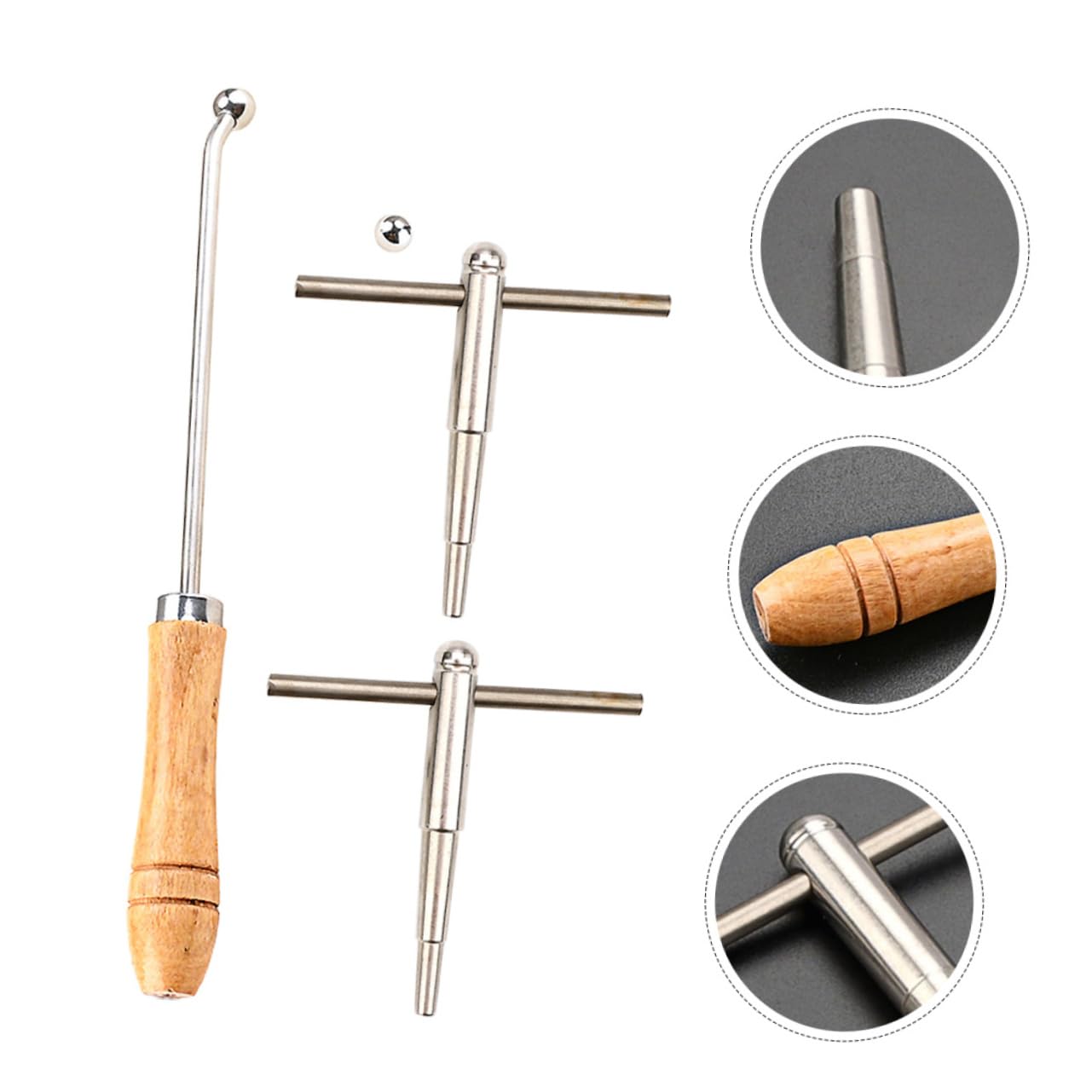 Set di Attrezzi per Riparazione Tromba e Trombone, Metallo | Raddrizzare e Regolare, Adatto a French Horn e Trombone, per Riparatori e Studenti