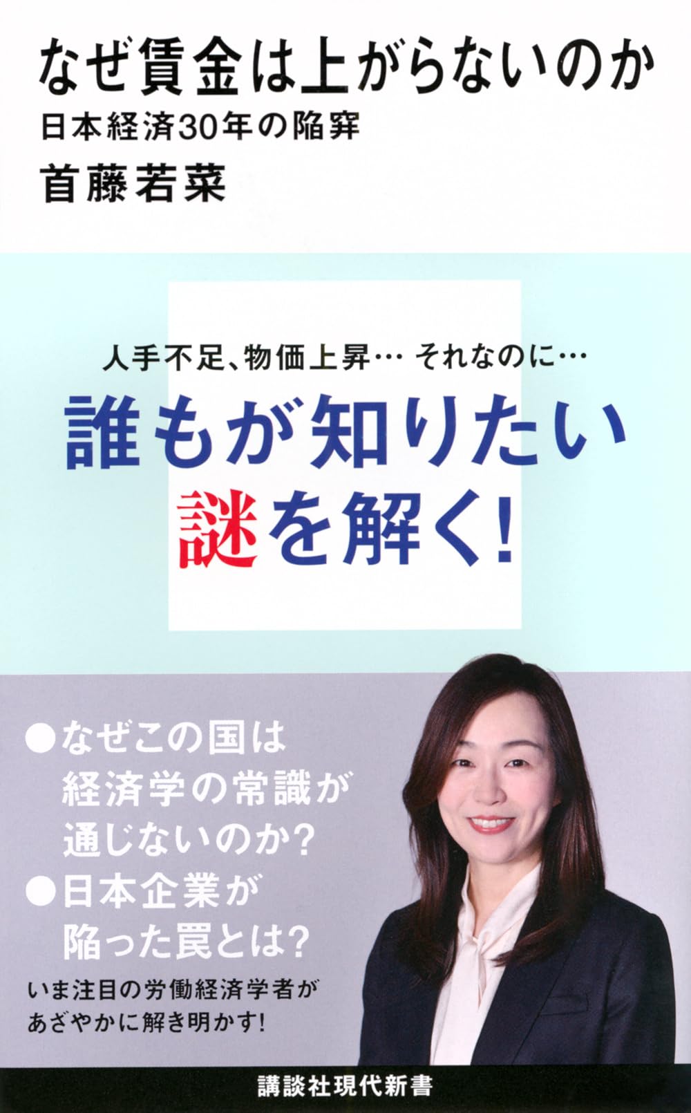 なぜ賃金は上がらないのか 日本経済30年の陥穽 (講談社現代新書 2817