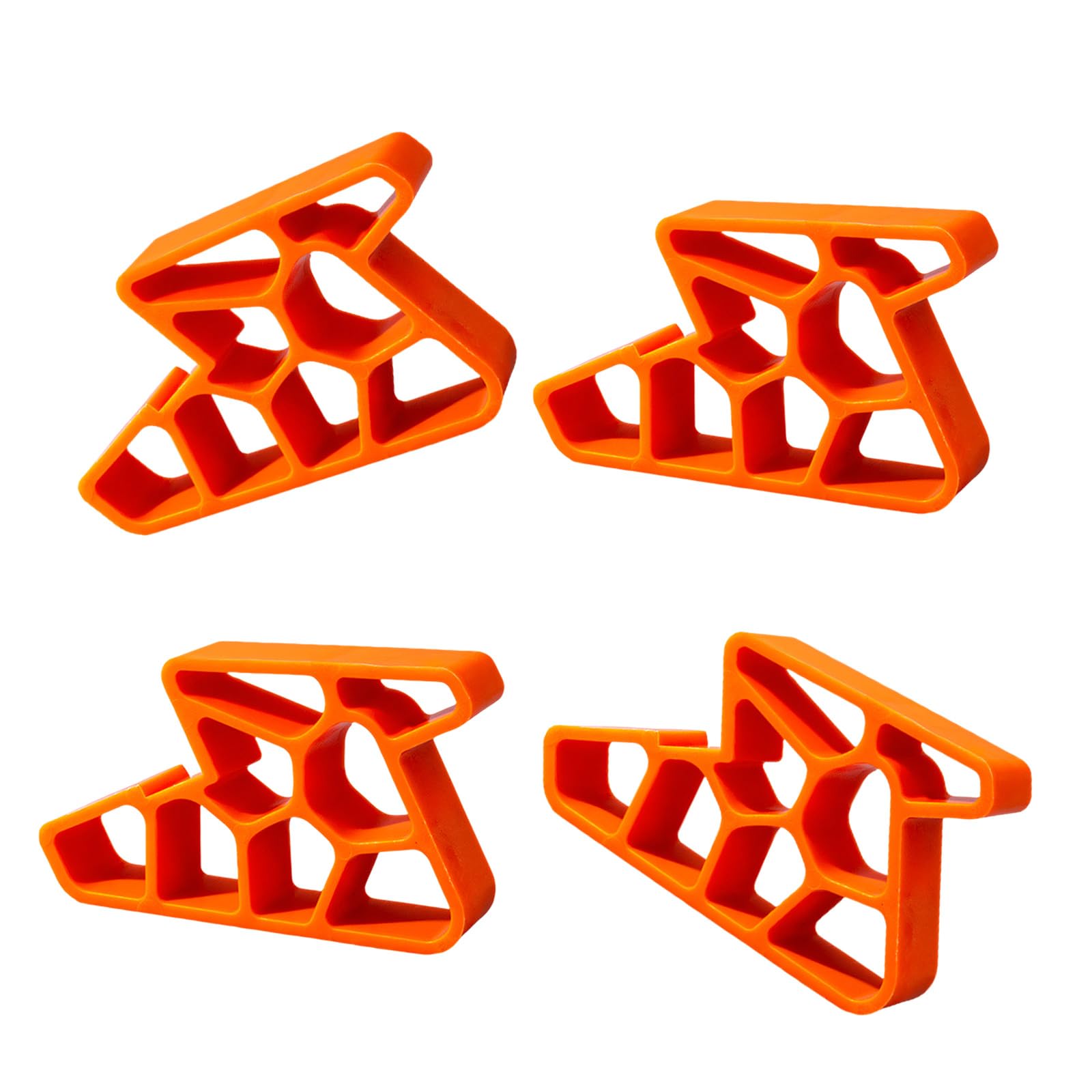 4Pcs Heavy Duty Door Stoppers Antislip Easy Installation Door Wedges 3D Track Stopper Balcony Improvement Window Lid with