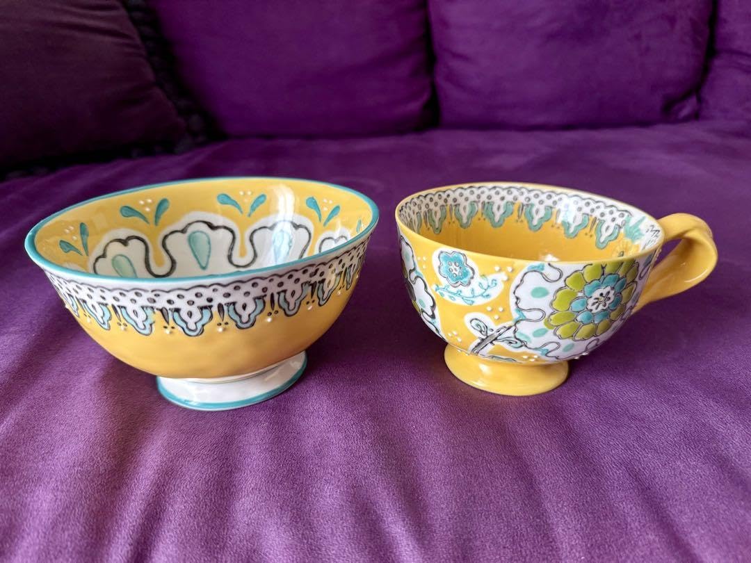 未使用 ANTHROPOLOGIE アンソロポロジー 花ボウル 小 2個 完売品 Amazon.co.jp: アンソロポロジー Anthropologie マグカップ ボウル 2点
