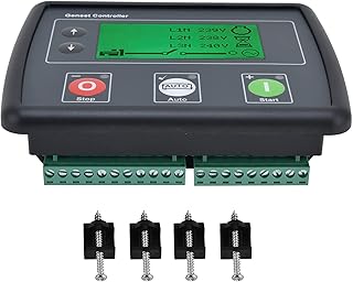 Controlador de Grupo Gerador, Controladores de Grupo Gerador Com Visor LCD Fácil de Operar Com Função de Monitoramento para EFI e Não-EFI