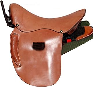 Sillín de caballo silla de montar equipo ecuestre, la primera capa de cuero es hecho a mano, duradero, cómodo y universal, adecuado para caballos y poni 52