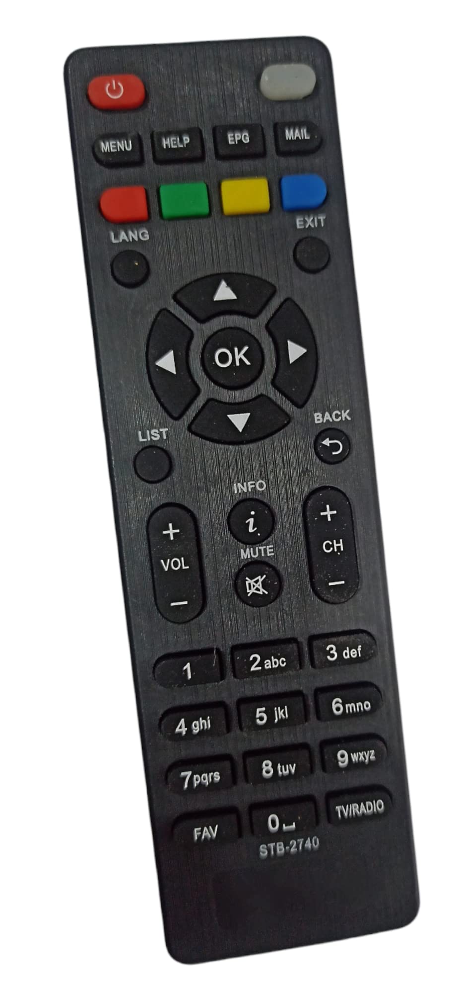Ehop Compatible Remote for Siti Digital siti Digital Remote Controller (STB-2740)
