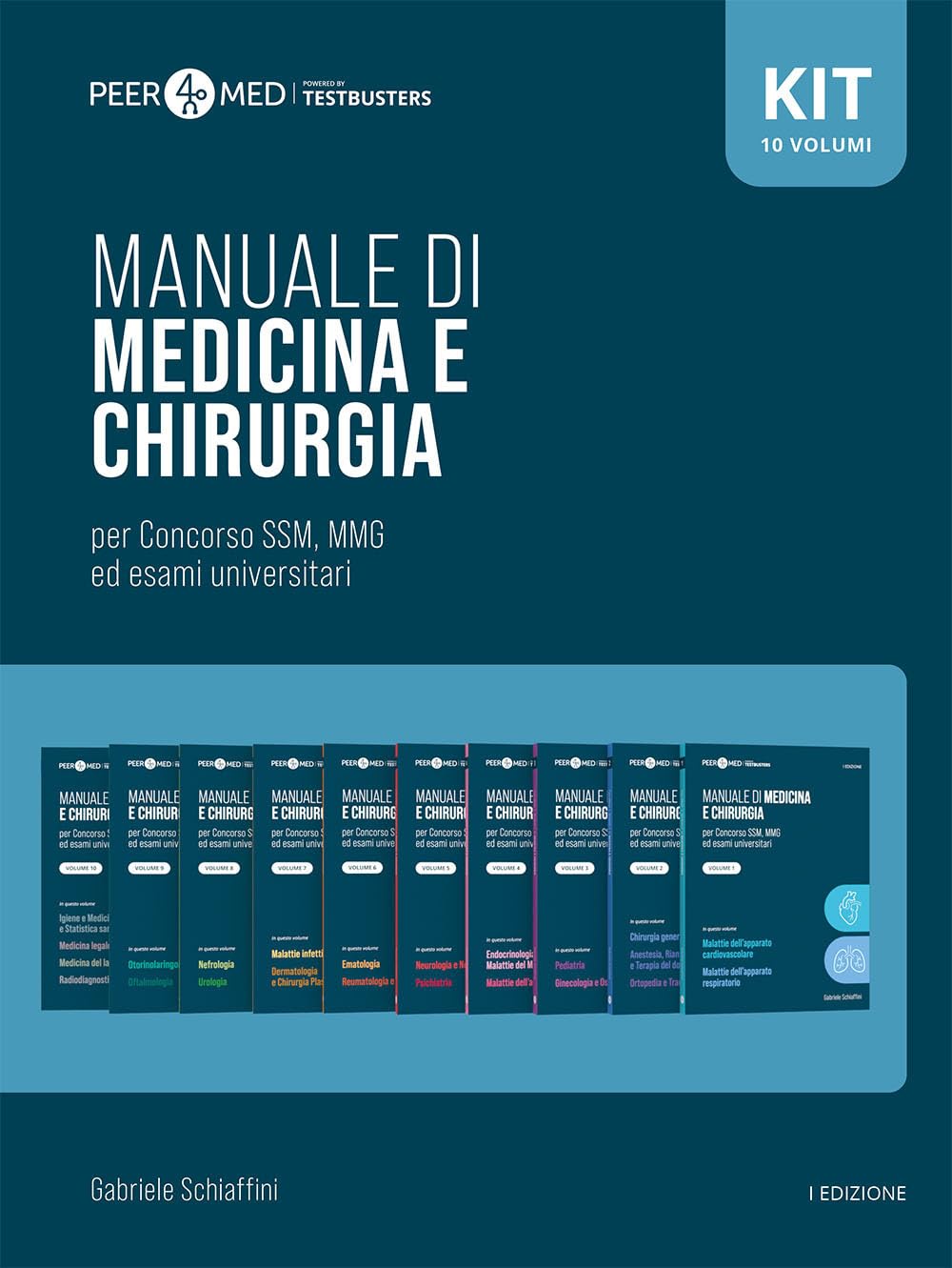 Peer4Med. Manuale di Medicina e Chirurgia SSM (Vol. 1-10)