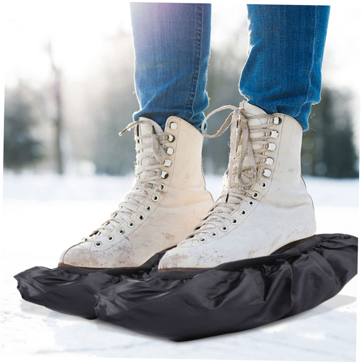 BESPORTBLE 10paare Elastische Kufenschoner Für Eiskunstlauf Und Hockeyschlittschuhe Schutzabdeckungen Für Schlittschuhe Für Eislaufsport Und Inline-Skating