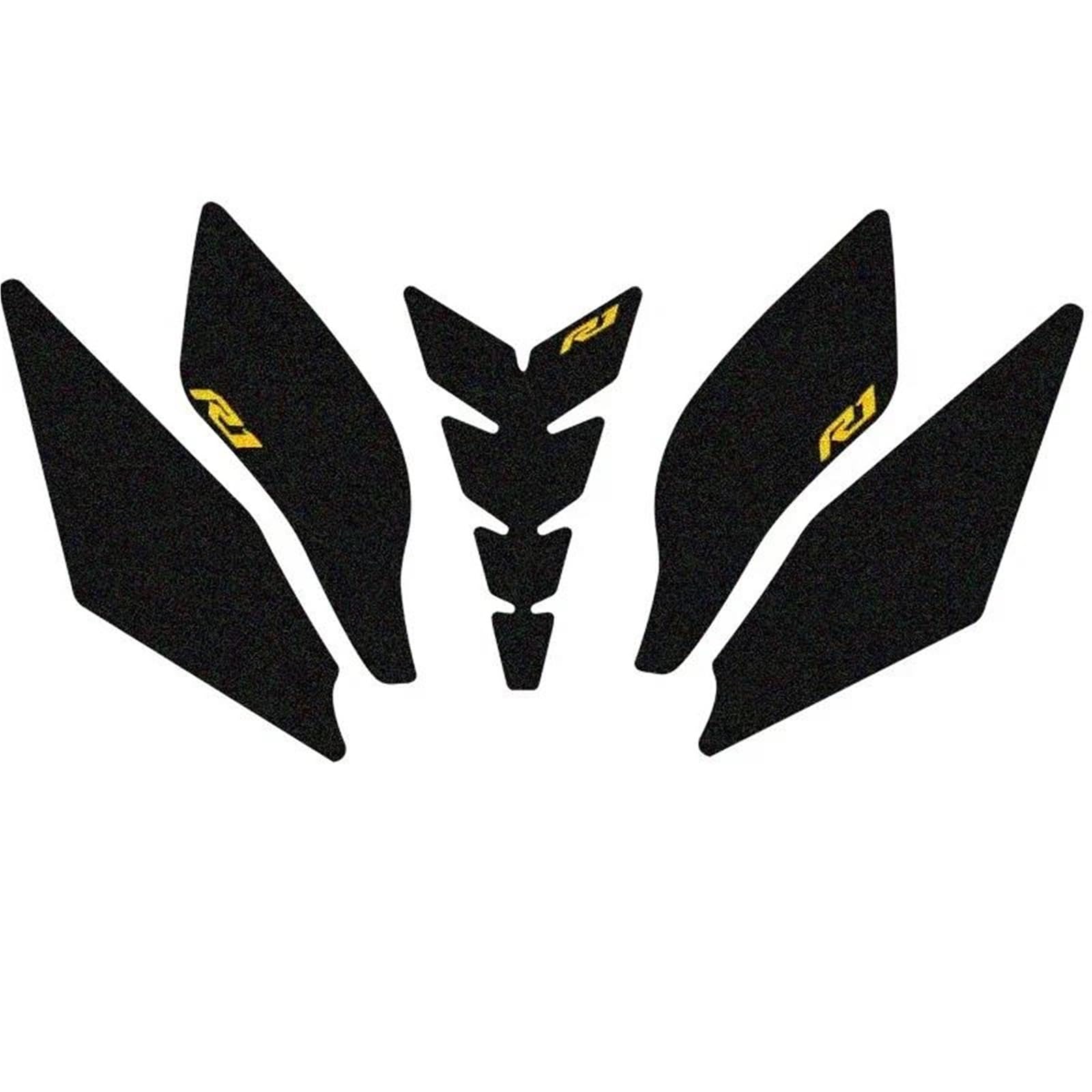 Ysdsls Color5 Motorcycle Side Fuel Tank Pads Protector Stickers Grip Traction Pad For Yamaha Yzf R1 R1m Yzfr1 2015-2021(Color5)