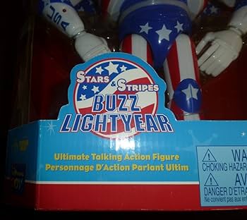 Stars & Stripes Buzz Lightyear : Amazon.com.au: Toys & Games