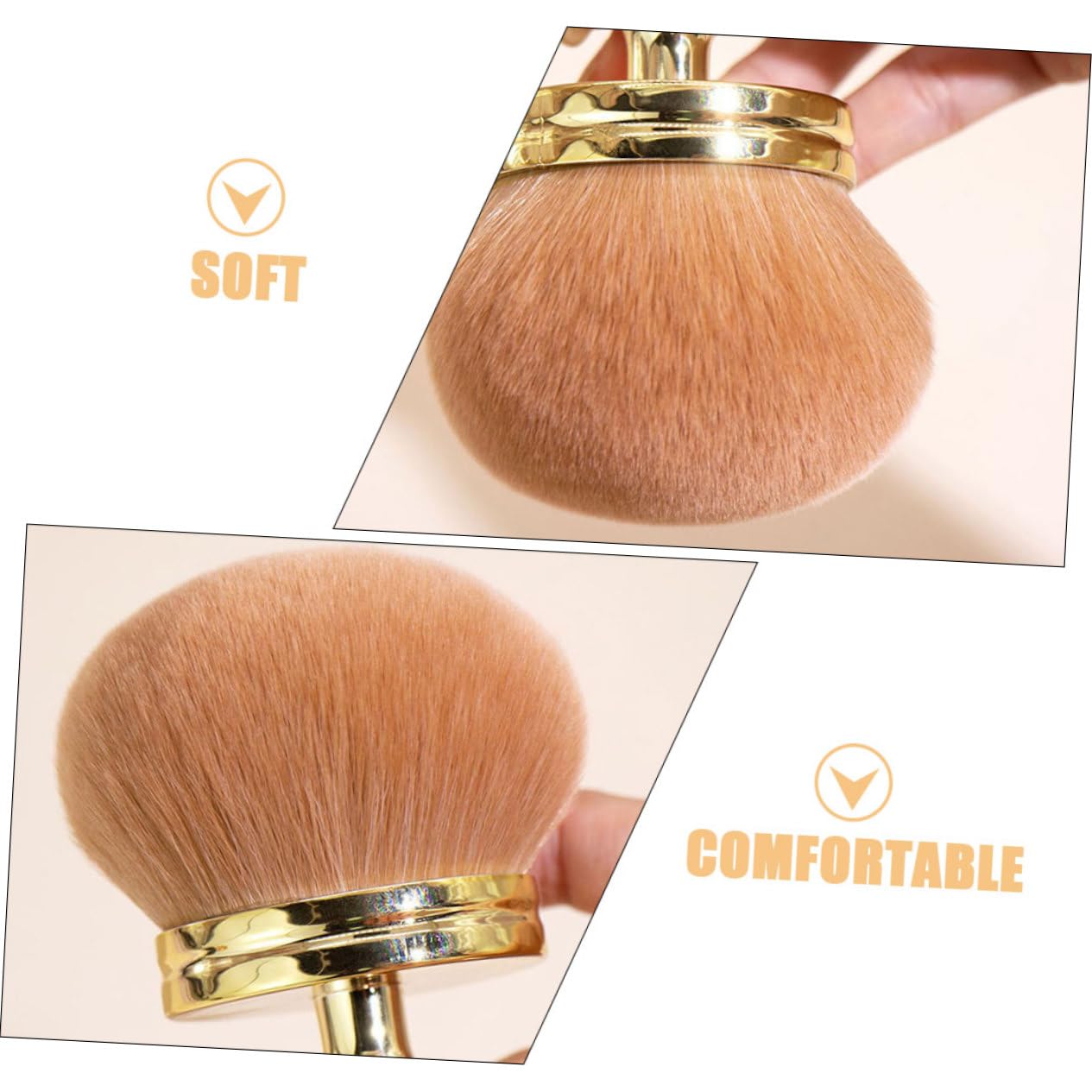 FOMIYES Set Di 5 Pennelli Da Trucco Da Viaggio Pennello Per Fard Applicatore Portatile Pennello Per Sfumare Kit Di Strumenti Di Bellezza