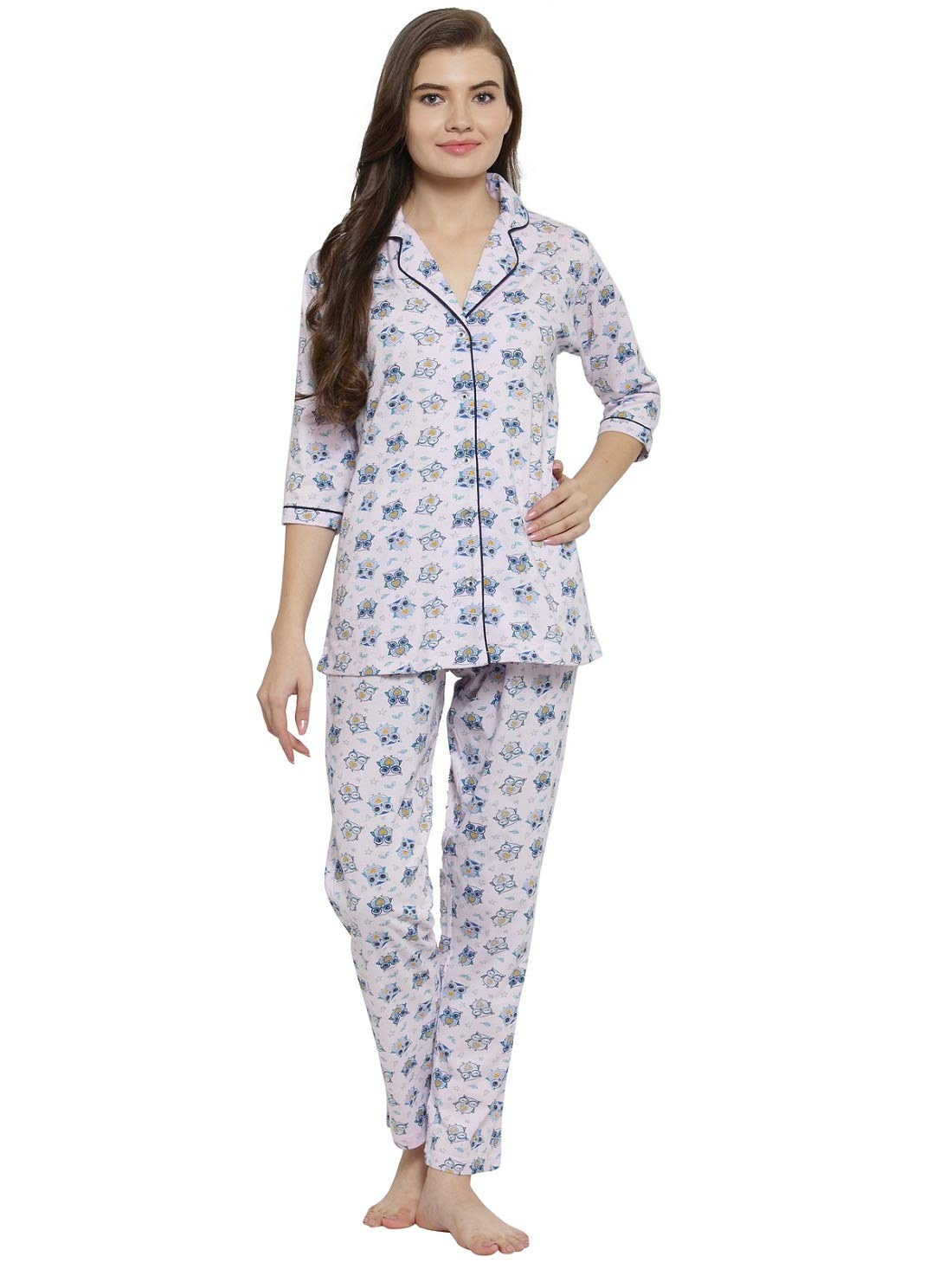 claura Women Cotton Printed Lower and Top-picture-43