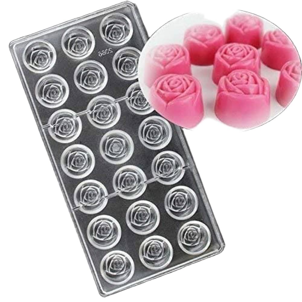 MS. BAKE IT YOURSELF Square Chocolate Mould Polycarbonate Candy Bar Mold Holographic Chocolate Mould for Professional Chocolatiers Home Bakers-image-13