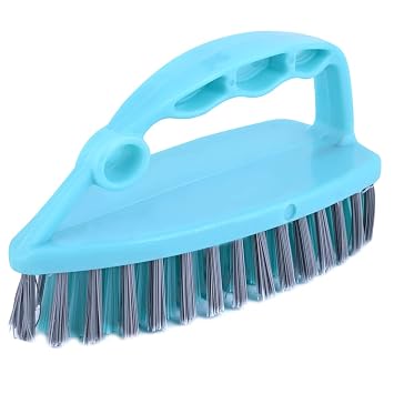 Pivalo Cloth Brush Home Washing Cleaning Comfort Grip Soft Bristles Heavy Duty Deep Scrub for Fabric, Textile, Bathroom, Kitchen, Floor (Pack of 5, Random Color)