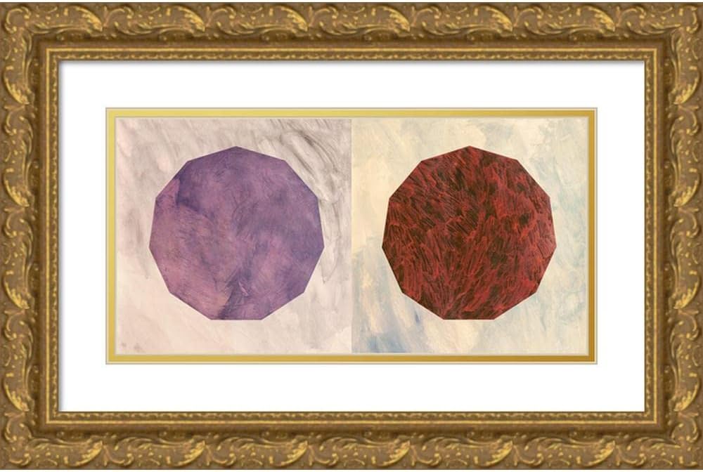 ArtDirect Novello, Patrizia 40x22 Gold Ornate Wood Framed with Double Matting Museum Art Print by Novello, Patrizia