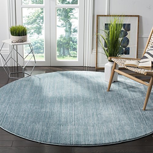 Safavieh Vision Collection VSN606B Modern Contemporary Ombre Tonal Chic Area Rug, 5' Round