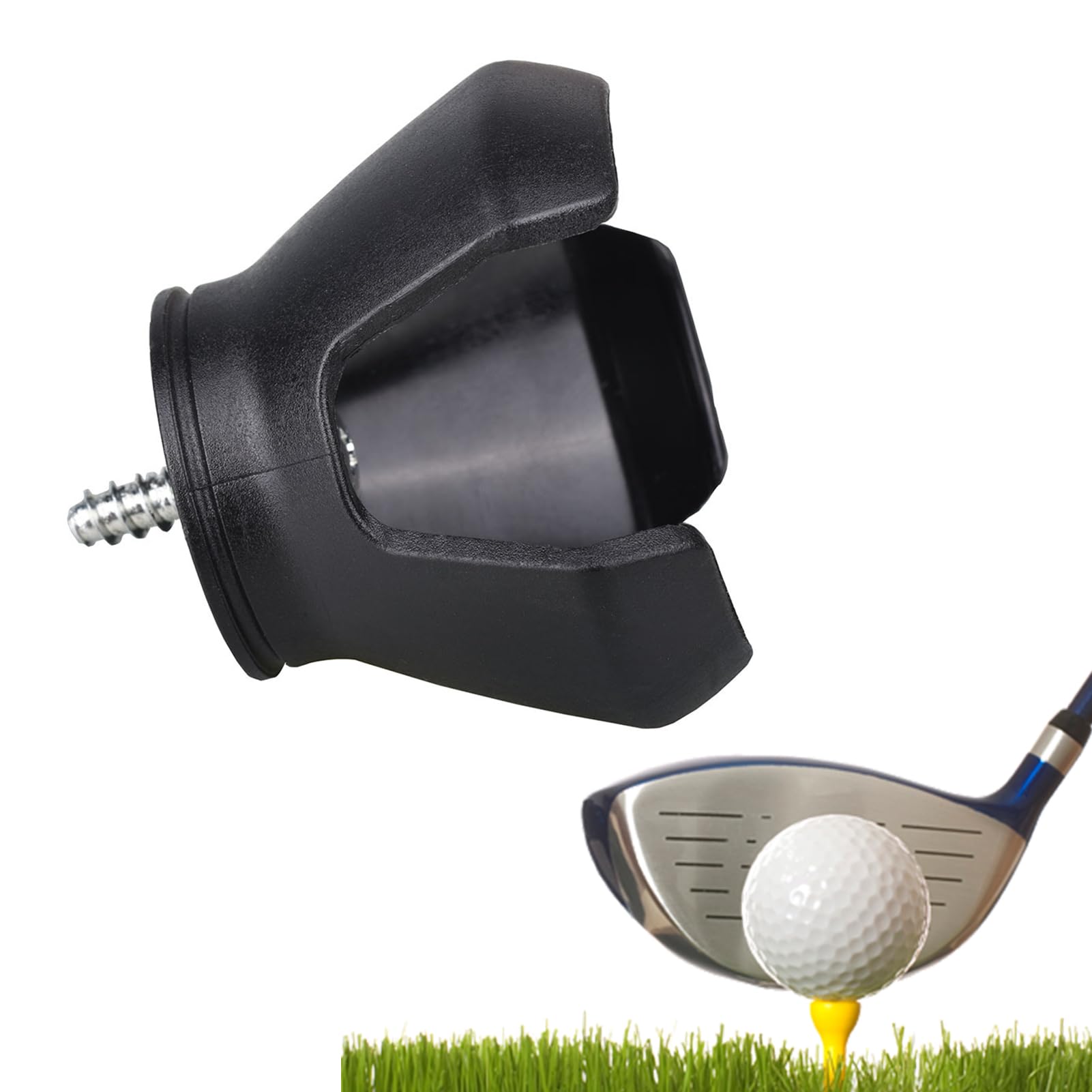 ZORQ Golf Ball Retriever, Golf Ball Upper Retriever, Collector and Putter Grip in 1, Pickball Grabber and Ball Pick up Tool, Fit All Putter Handles