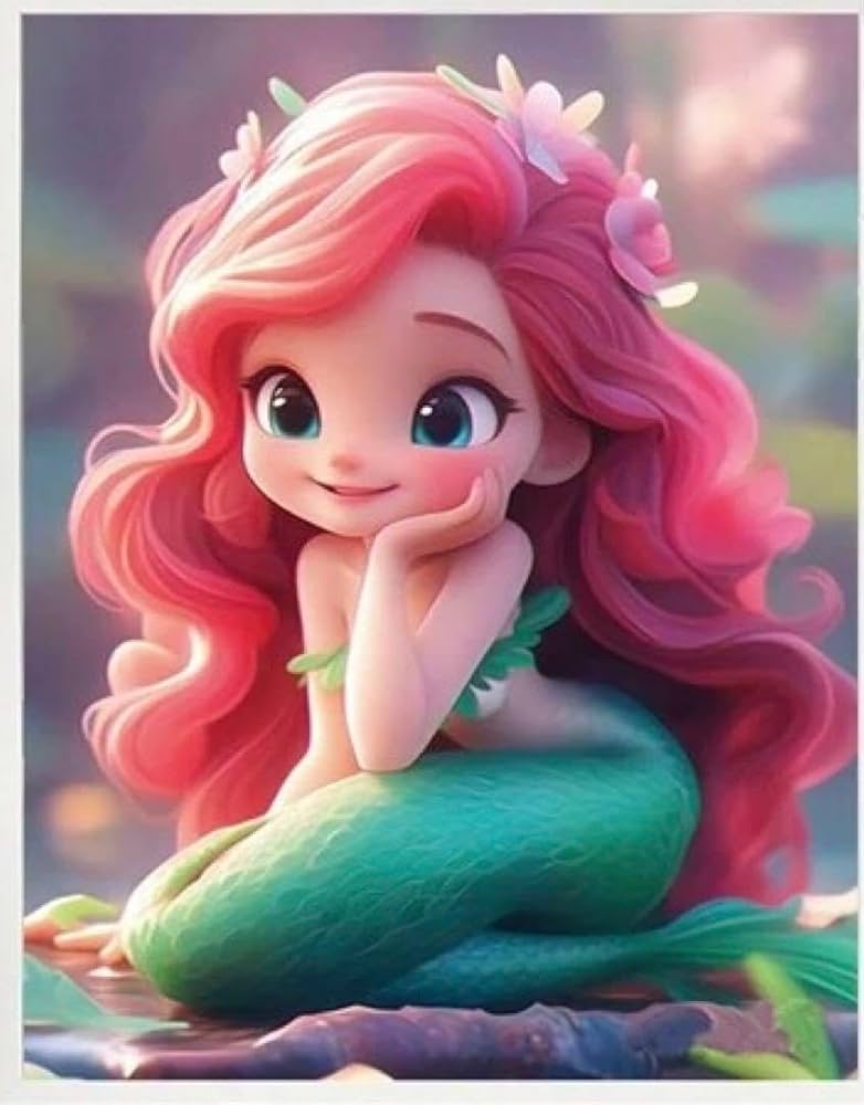 Amazon.co.jp: 20×30ミニアリエル人魚姫ダイヤモンドアート