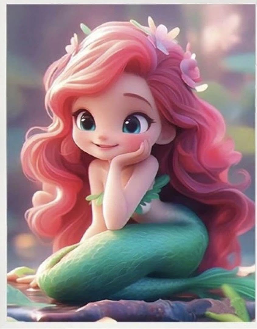 Amazon.co.jp: 20×30ミニアリエル人魚姫ダイヤモンドアート : 文房具