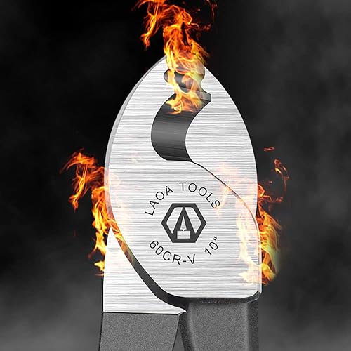 Miniatura 4 de LAOA Cortador de cables Alicates de prensado de alta resistencia para cortar aluminio, cobre, cables de comunicación de alambre, 8 pulgadas