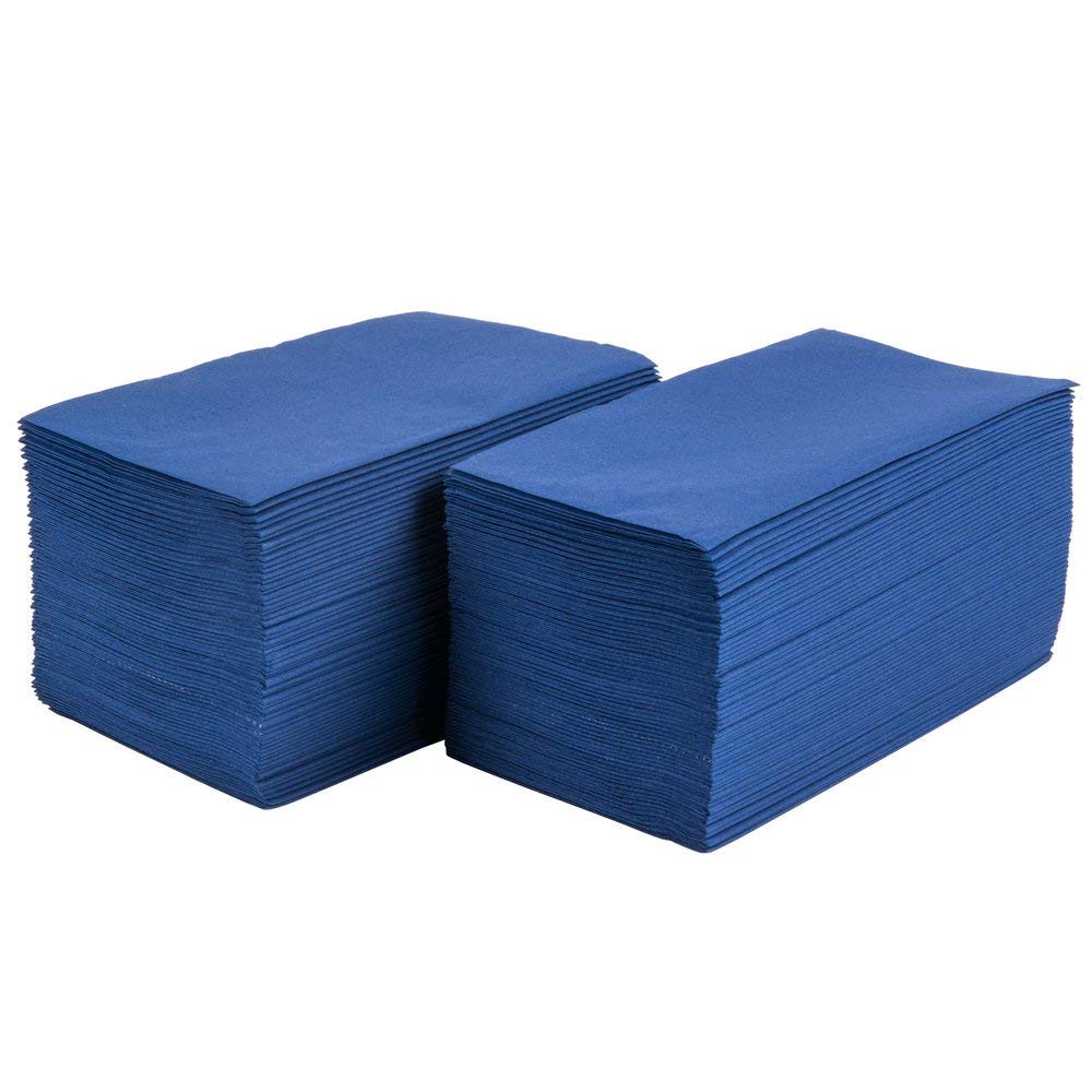 Perfect Stix - PS 2 PLY DINNER NAP Navy Blue 125CT 2 Ply Dinner Napkin Navy Blue, 3" Height, 4" Width, 8" Length 125ct