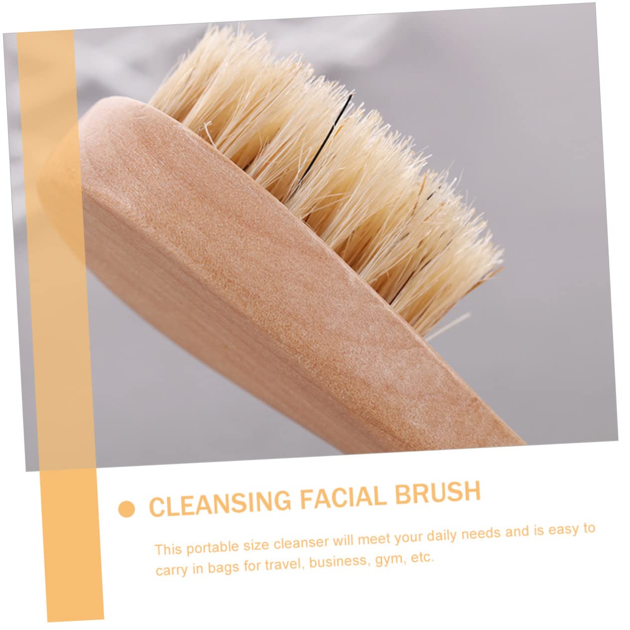 OATIPHO Facial Cleaning Tools Set 5pcs Wooden Facial Brush for Deep Pore Cleansing and Makeup Removal