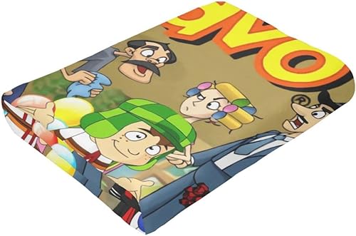 Miniatura 6 de Manta El Chavo Anime Del Ocho - Manta de franela para sofá, dormitorio, decoración del hogar, 60 x 50 pulgadas
