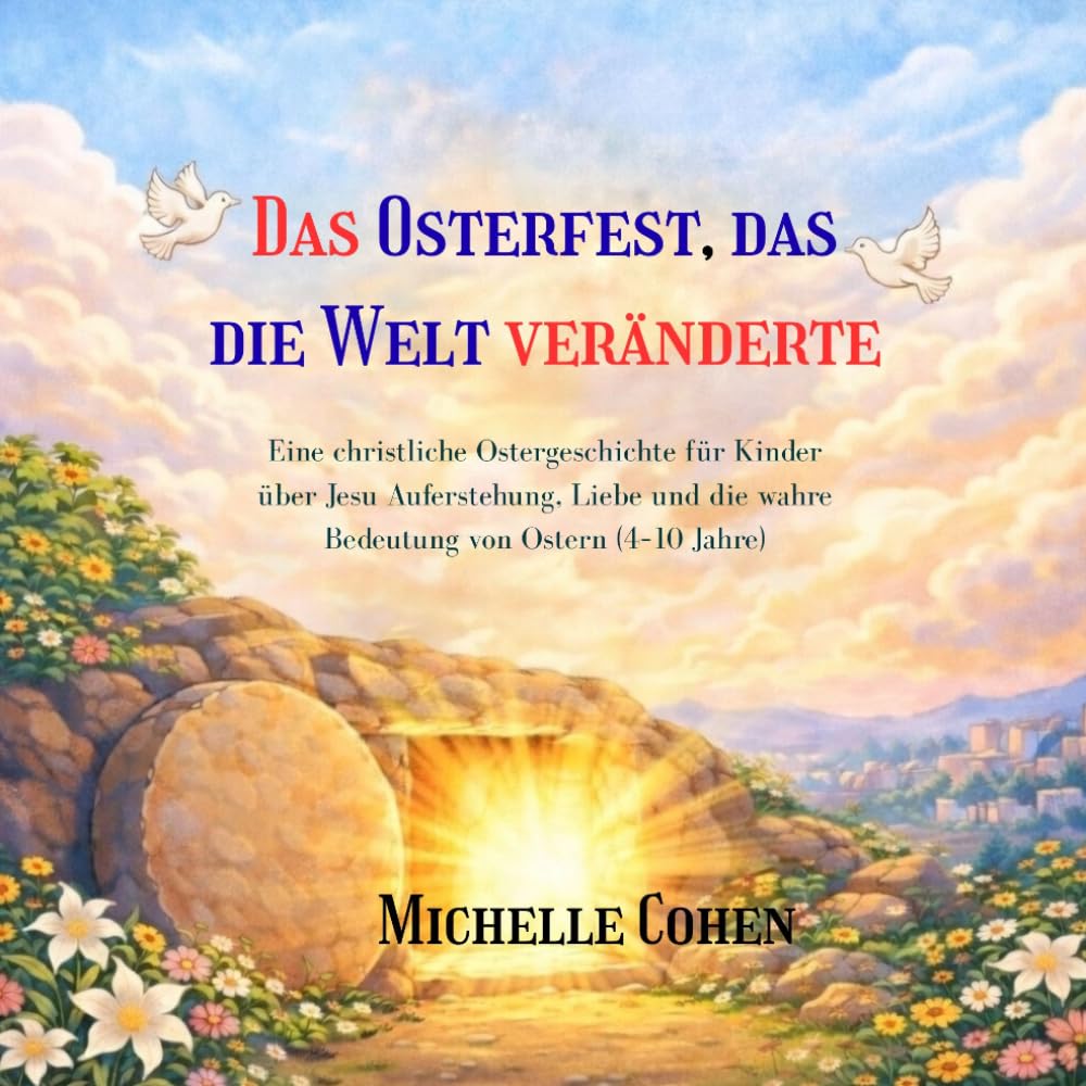 Das Osterfest, das die Welt veränderte: Eine christliche Ostergeschichte für Kinder über Jesu Auferstehung, Liebe und die wahre Bedeutung von Ostern (4–10 Jahre)