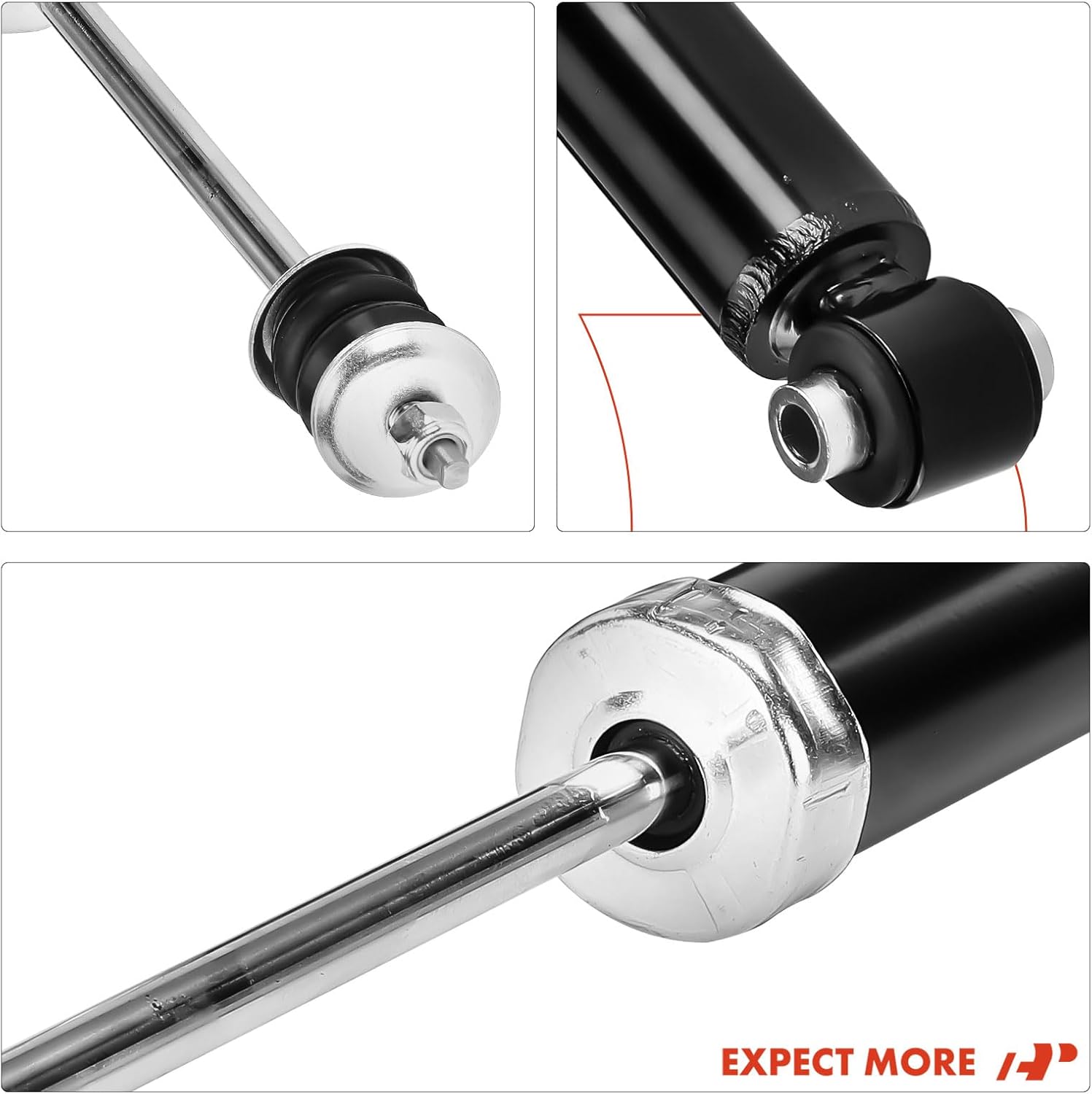 A-Premium Rear Pair (2) Shock Absorber Compatible with Nissan Sentra 2013, Driver and Passenger Side