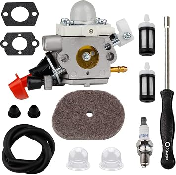 C1M-S267A FS56RC Carburetor Kit for Stihl FS40 FS50 FS56 FS70 FS70C FC56 FS56C FC70 HT56 HT56C KN56 KM56 KM56C Trimmer Replaces 41441200608