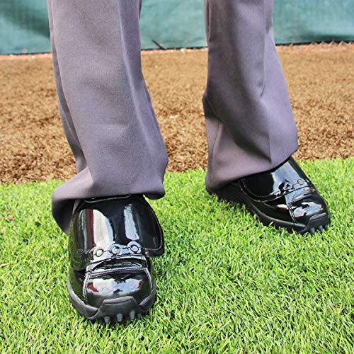 3N2 Men's Umpire Shoe Reaction Pro Plate Lo – Patent Leather-Black4