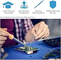 Vista 5 de Kit de proyecto de soldadura ISolderStore CD4017 Colorido 10 LED de práctica de soldadura, kit electrónico para principiantes, adolescentes