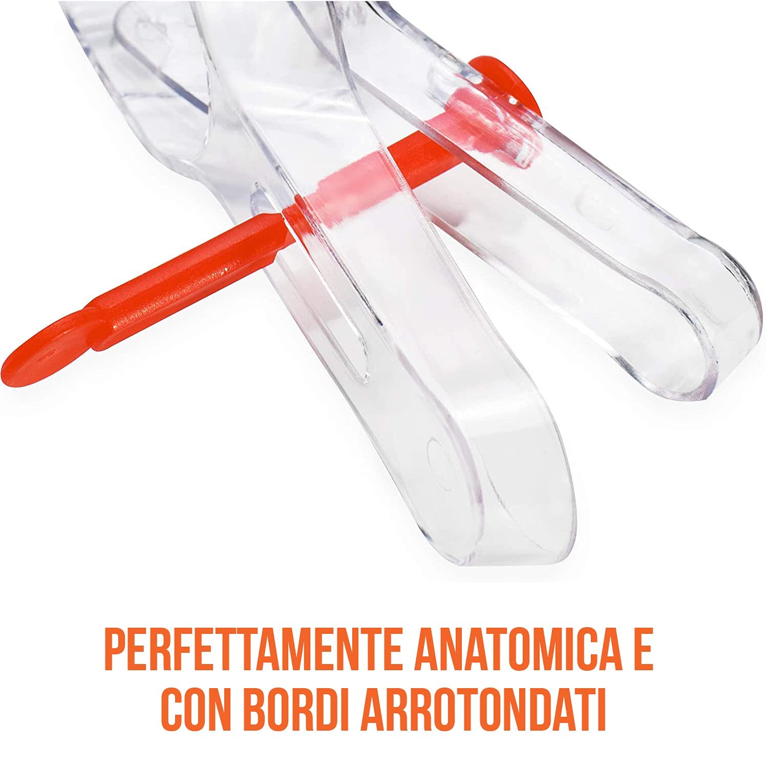 App Life Speculum Ginecologico Vaginale Monouso Sterile - Confezione da 100 Pezzi (Perno Centrale, M)