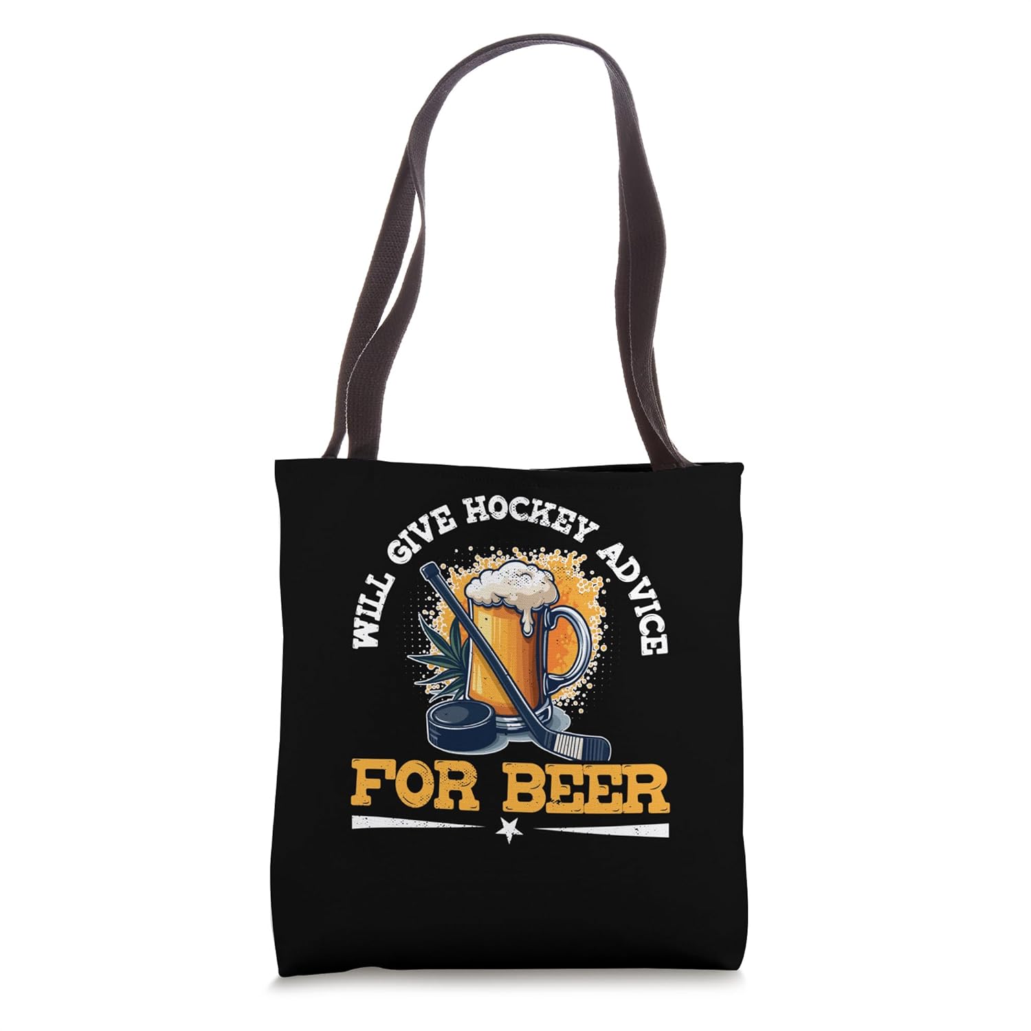 Ice Hockey Coach Dad Tote Bag
