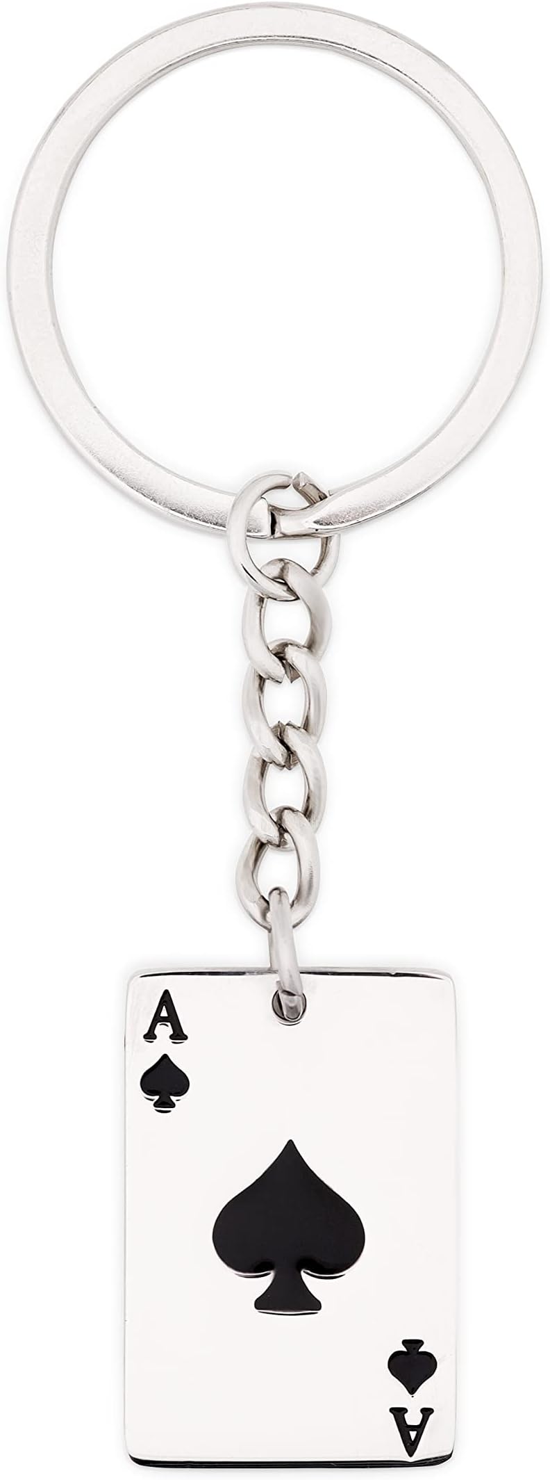 Ace of Spades Keychain, Gift Accessories for Men and Women, Lucky Keychain Gift Jewelry, Equestrian Classic Keychain