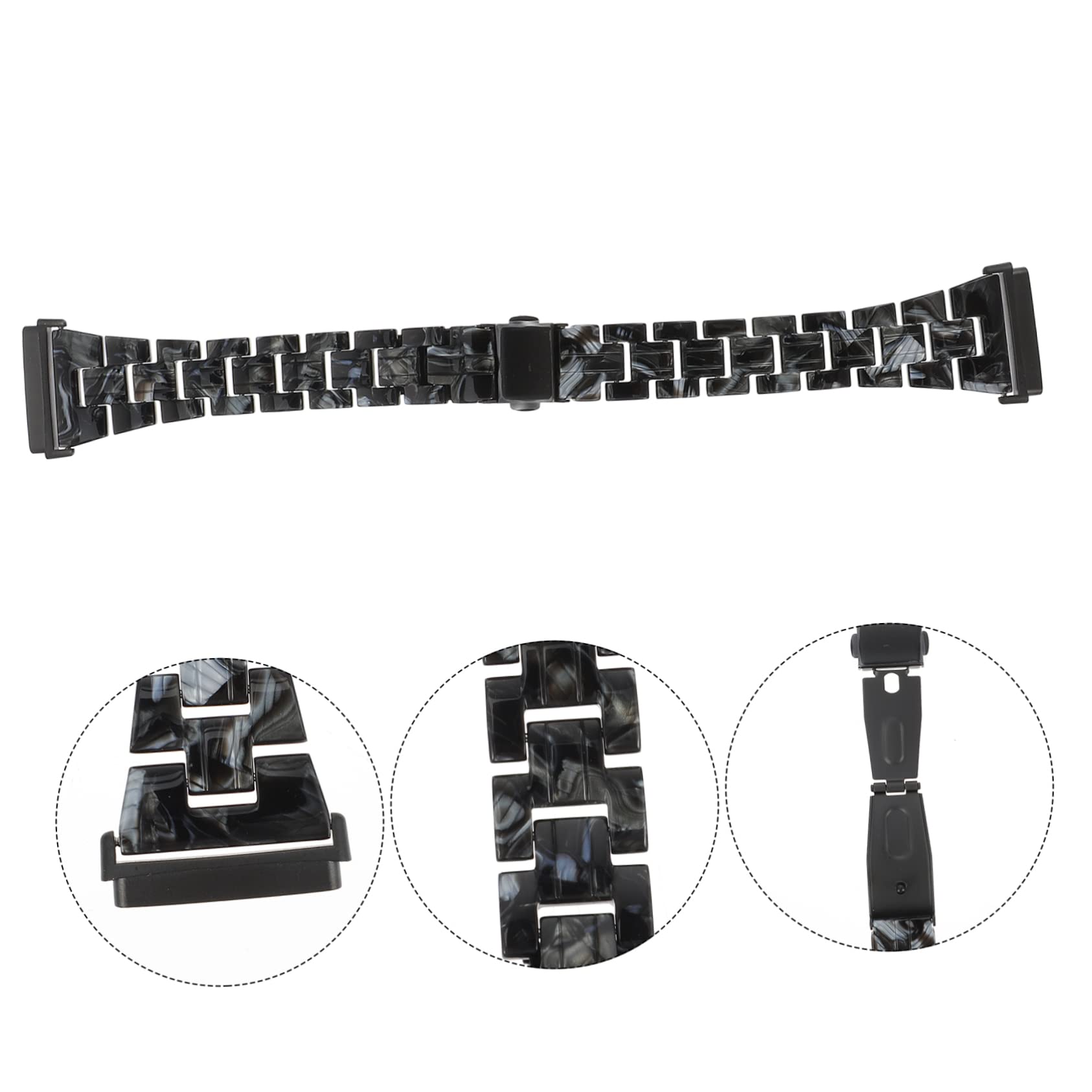 Housoutil Lot De 3 Bracelets De Rechange En Résine Compatibles Pour Montre Connectée Pour Hommes Et Femmes