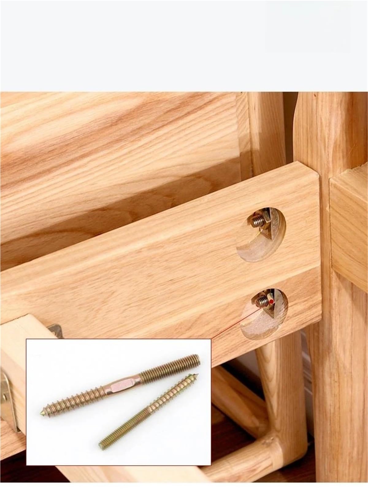 Tornillos autorroscantes de doble extremo M6 M8 mm Perno roscado de madera a metal Paquete de 50(M8x90mm)