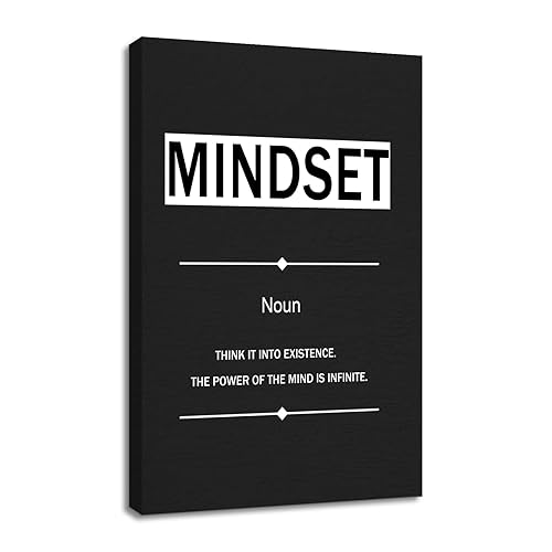 Inspirational Canvas Wall Art Office Wall Decor Poster Print Motivational