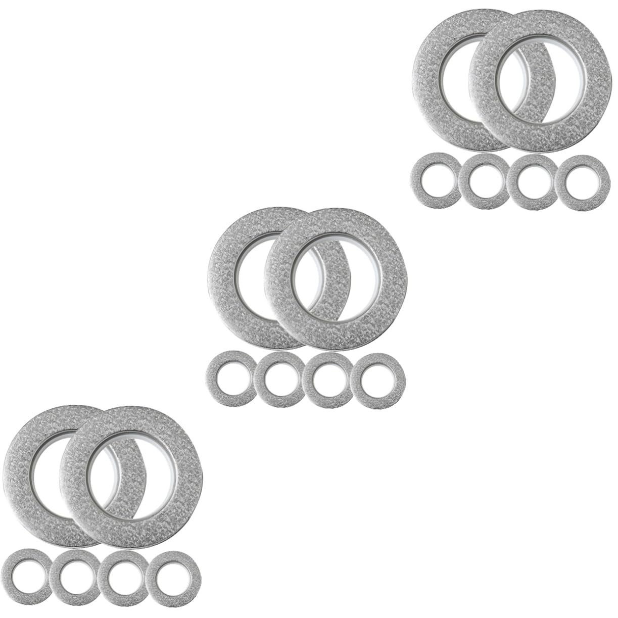 18 Piezas Hebilla de Cortina Ojales para Cortina Cortinas magnéticas Clips de Cortina para Cortinas Anillo de Cortina Anillos de Cortinas Ojales para Tela el plastico Light Grey PRETYZOOM