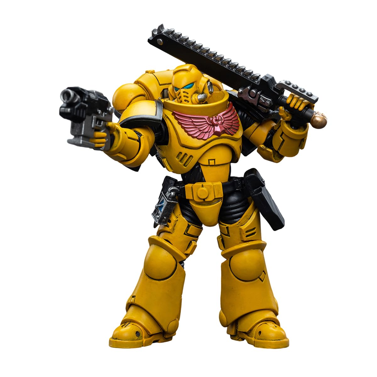 LEBOO Joytoy 1/18 Warhammer 40K Joytoy Mech Model Toy Imperial Fist Intercessor Action Figure