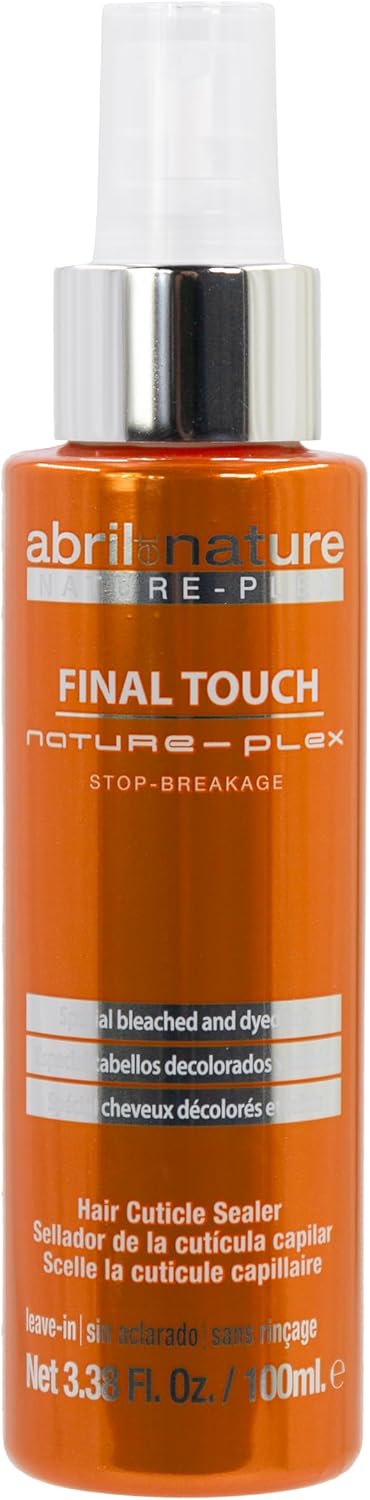 abril et nature - Nature Plex, STOP Rottura - Olio Capillare Idratante di Finitura - Siero Finalizzante con Acido Ialuronico - Olio Riparatore per Punte Spaccate - Senza Risciacquo - 100 ml