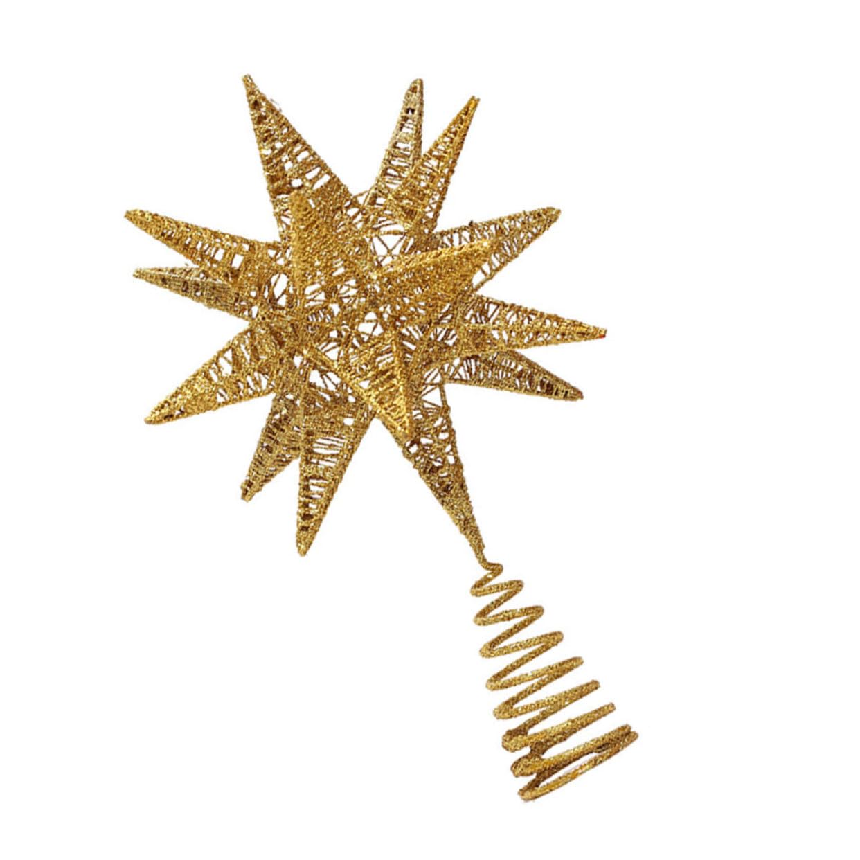 MAGICLULU Décoration de Sapin de Noël Étoile Ornement à Suspendre pour Fêtes Intérieur