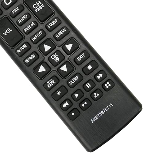 Miniatura 2 de AKB73975711 - Control remoto de repuesto para LG LED LCD TV 65UX340H 65LY540S 65LY340C 65LB5200 60LY340C 60LF6000 60LB6000 60LB5900 60LB5200
