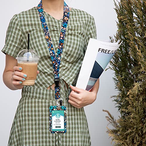 Id Badge Holder With Lanyard, Retractable Badge Holders Reels With Lanyards Adjustable, For Women Kids Teacher Nurses Doctor Student #TOP3