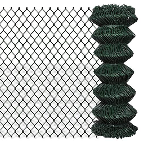 Preisvergleich Produktbild vidaXL Maschendrahtzaun 1x25 m Maschendraht Zaun Maschinengeflecht Gartenzaun